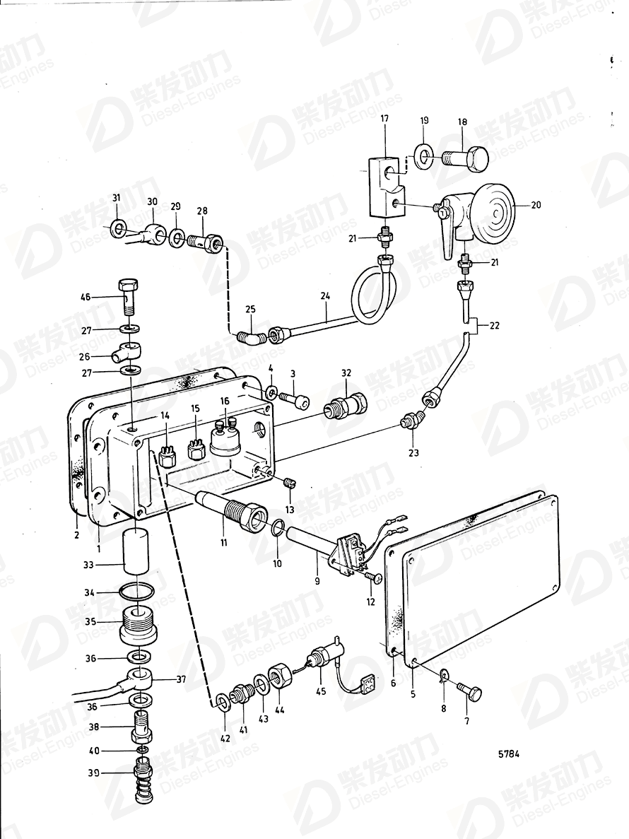 volvo penta Nipple 843688 Drawing volvo penta Nipple 843688 Drawing